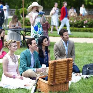 Still of Paulo Costanzo Mark Feuerstein Brooke DOrsay and Reshma Shetty in Royal Pains 2009