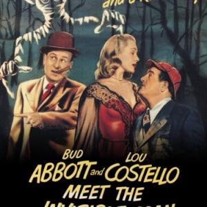 Bud Abbott Lou Costello and Adele Jergens in Abbott and Costello Meet the Invisible Man 1951