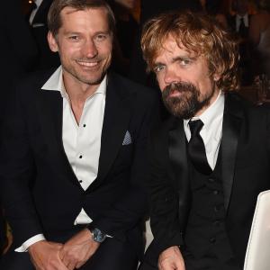 Nikolaj Coster-Waldau and Peter Dinklage at event of The 66th Primetime Emmy Awards (2014)