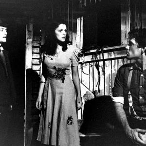 Lexington Conservatory Theatre production of OF MICE AND MEN with Michael Hume as George,Patricia Charbonneau as Curley's Wife and Richard Council as Lenny 1980.
