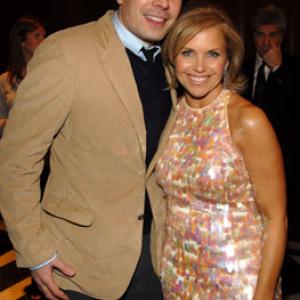 Katie Couric and Jimmy Fallon