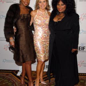 Mary J Blige Katie Couric and Chaka Khan