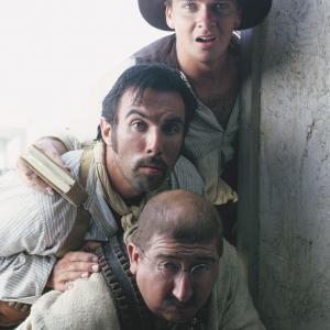 Still of Sean Patrick Flanery Francesco Quinn and Ronny Coutteure in The Young Indiana Jones Chronicles 1992
