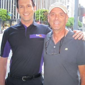 'Josh Covitt' (qv) and 'Martin Campbell (I)' (qv) on the set of the FedEx 