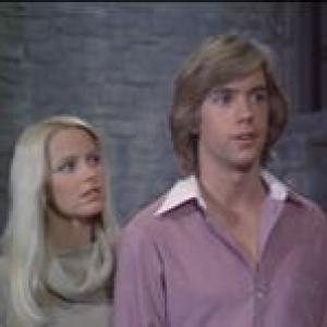 Ruth Cox and Shaun Cassidy in the Nancy Drew Hardy Boys series