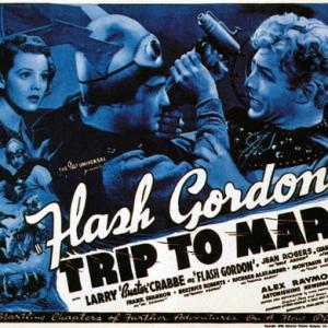 Richard Alexander Buster Crabbe and Jean Rogers in Flash Gordons Trip to Mars 1938