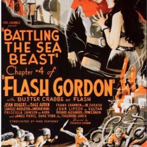 Buster Crabbe and Priscilla Lawson in Flash Gordon 1936