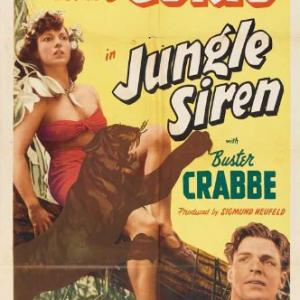 Ann Corio and Buster Crabbe in Jungle Siren 1942