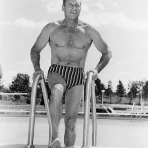 Buster Crabbe, The Concord, Kiamesha Lake, NY, 1950s, **I.V.