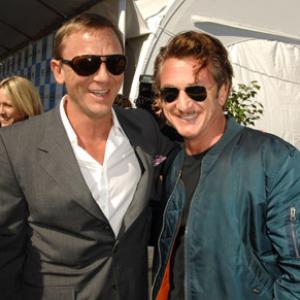 Daniel Craig and Sean Penn
