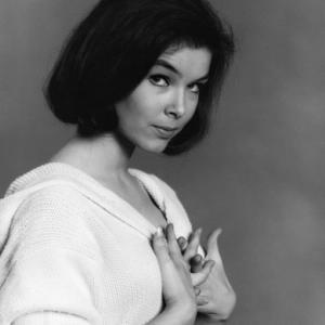 Black and White, Portrait, Bob Hairstyle, Bob Haircut, Hands Clapsed, Sweater Yvonne_Craig_mptv
