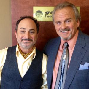 Robert Craighead and Kevin Pollak on set of The Tiger Hunter 2014