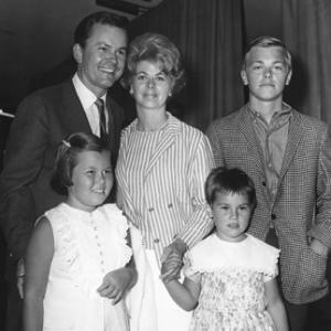 Bob Crane with his wife Anne Terzian their two daughters Deborah Ann and Karen Leslie and son Robert David