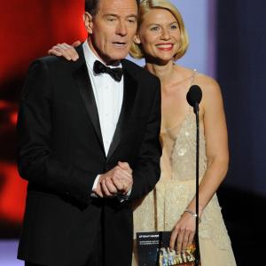 Claire Danes and Bryan Cranston at event of The 65th Primetime Emmy Awards 2013