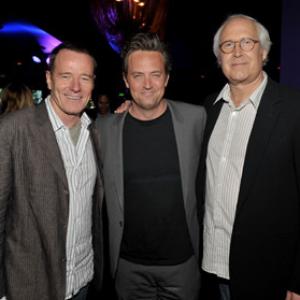 Chevy Chase, Matthew Perry and Bryan Cranston