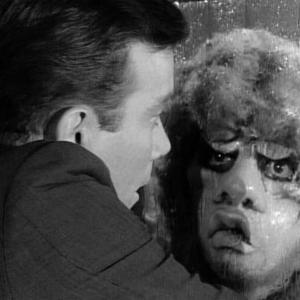 Still of William Shatner and Nick Cravat in The Twilight Zone (1959)