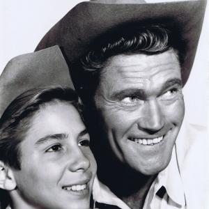 The Rifleman Johnny Crawford and Chuck Connors