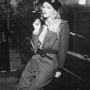 As playing Marlene Dietrich in feature film StandIns 1997