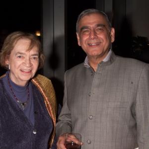 Judith Crist and Ismail Merchant