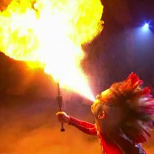 Fire Breathing on NBCs Celebrity Circus