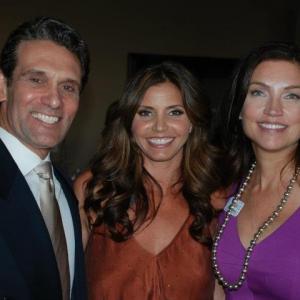 Anthony Crivello with actresses Charisma Carpenter and Dori Rosenthal at The NSPCA Champagne and High Tea April 2012