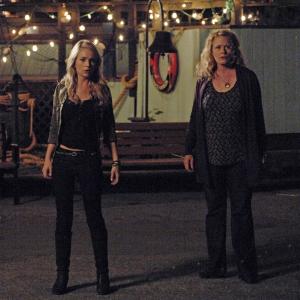 Still of Ashley Crow and Britt Robertson in The Secret Circle (2011)