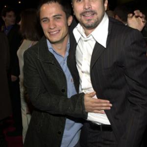Alfonso Cuarón and Gael García Bernal at event of Y tu mamá también (2001)