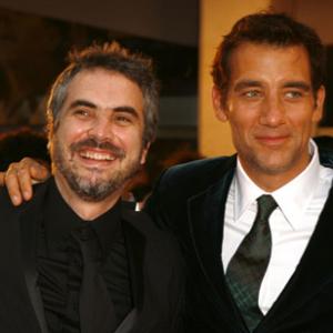 Alfonso Cuarón and Clive Owen at event of Children of Men (2006)