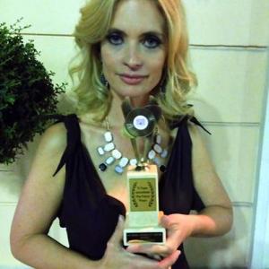 Winner of the Best Supporting Actress in a Short Film Sabrina Culver at The St Tropez Film Festival International 2012 for the film ReMoved by Nathanael Matanick
