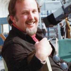 Director Mervyn Cumming on location in Llandudno North Wales