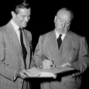 Dial M For Murder Robert Cummings with Alfred Hitchcock 1954 Warner Bros