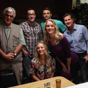 Still of Dennis Farina Teri Polo Chris Klein Kaley CuocoSweeting Dylan Walsh and Jonathan Bennett in Authors Anonymous 2014