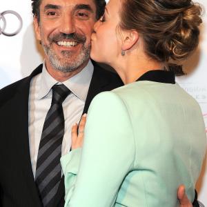 Kaley Cuoco-Sweeting and Chuck Lorre