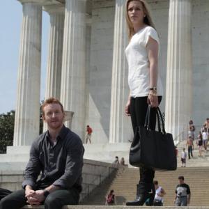 Still of Piper Perabo and Tony Curran in Covert Affairs 2010