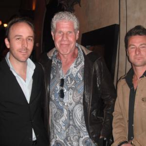 Derek Cianfrance Ron Perlman Joey Curtis at the Manns Chinese Theater Gala Premiere of BLUE VALENTINE  1162010