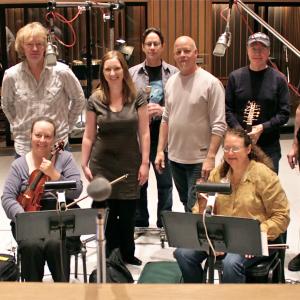 Composer Leah Curtis with Scoring Team at Capitol Studios Hollywood