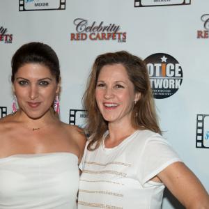 Michelle Alexandria Producer and Sonia Curtis  The W Hotel White Carpet Event