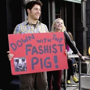 Still of Elisha Cuthbert and Adam Pally in Happy Endings 2011
