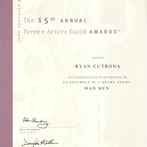 Screen Actors Guild Award. Best ensemble in a drama series. 2008