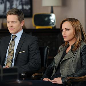 Still of Christina Ricci and Matt Czuchry in The Good Wife (2009)