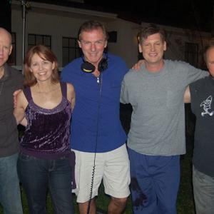 With the great cast of THE MESS From l to r Tim Powell Elizabeth Fendrick Art D Rus Blackwell  Alan Lilly
