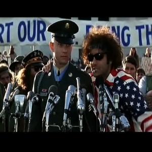 From left to Right Tom Hanks as Forrest Gump and Richard DAlessandro as Abbie Hoffman  You can get Richards famous line The War in Veit Fucking nam as a ringtone on Zedgecom