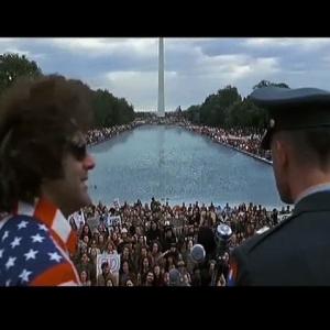 From left to right Richard DAlessandro as Abbie Hoffman and Tom Hanks As Forrest Gump