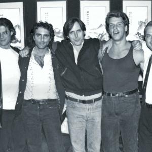 (From left to right)Michael Pare`,Richard D'Alessandro Robert Mangiardi, Rickie Aiello and Sergio .