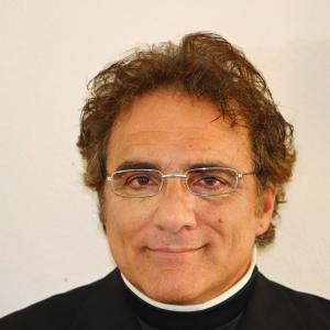 Actor Richard D'Alessndro as Father Richard Orefice , taken in 2015