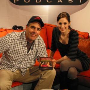 Adam Carolla and Tamela D'Amico on the Adam Carolla podcast