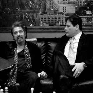 Al Pacino being interviewed by Frank DAngelo on the Being Frank Show