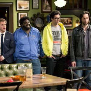 Still of Chris D'Elia, Matthew Wilkas, Ron Funches and Rick Glassman in Undateable (2014)