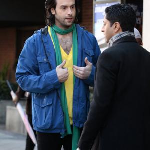 Still of Chris D'Elia and Maulik Pancholy in Whitney (2011)