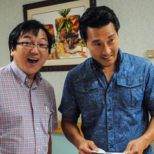 Still of Daniel Dae Kim and Masi Oka in Hawaii Five-0 (2010)